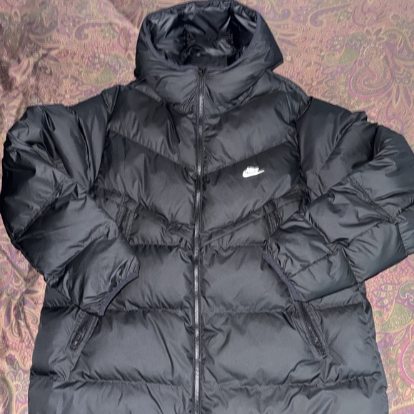 NIKE MEN'S STORM-FIT DOWN PUFFER WINTER JACKET BLACK XL (SOLD OUT EVERYWHERE) - Picture 5 of 6